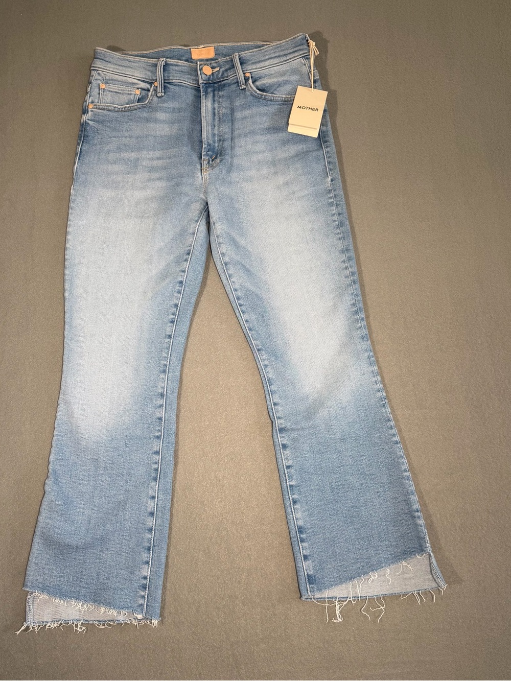 MOTHER The Insider Crop Step Fray Jeans Size 28 NWT Limited Edition